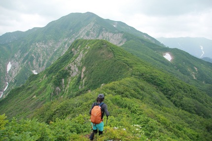 目指す山頂