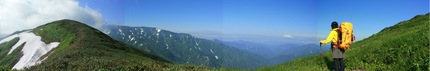 梶川尾根ズドーン